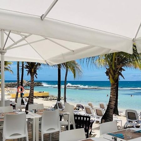 Vue Mer & Acces Direct A La Plage Avec Magnifique Piscine Surveillee Par Un Maitre Nageur Saint-Francois  Bagian luar foto