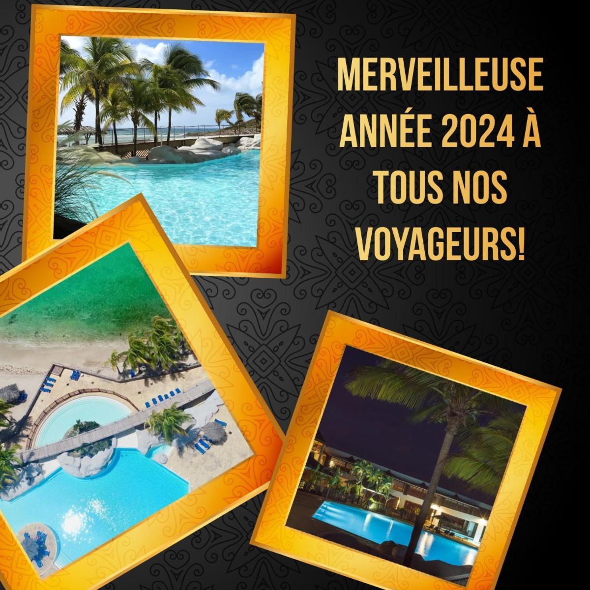 Tres Bel Appartement Avec Vue Mer, Acces Direct A La Plage Et Piscine Surveillee Saint-Francois  Bagian luar foto